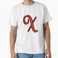 Initial Monogram X T-Shirt - Casual Everyday Wear for Adults - T-Shirt, Sweatshirt, Hoodie