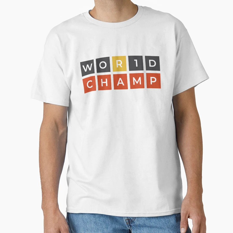 World Champ Wordle T-Shirt - Unique Graphic Men Women - T-Shirt, Sweatshirt, Hoodie