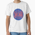 Chicago Baseball Ball Stitching Nickname T-Shirt - Minimalist Print Unisex - T-Shirt, Sweatshirt, Hoodie