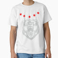 Chicago Stars Bear T-Shirt - Unique Graphic for Adults - T-Shirt, Sweatshirt, Hoodie