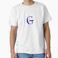 Monogram Initial Letter G T-Shirt - Casual Everyday Wear for Adults - T-Shirt, Sweatshirt, Hoodie