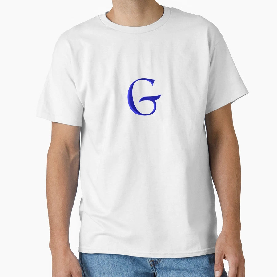 Monogram Initial Letter G T-Shirt - Casual Everyday Wear for Adults - T-Shirt, Sweatshirt, Hoodie