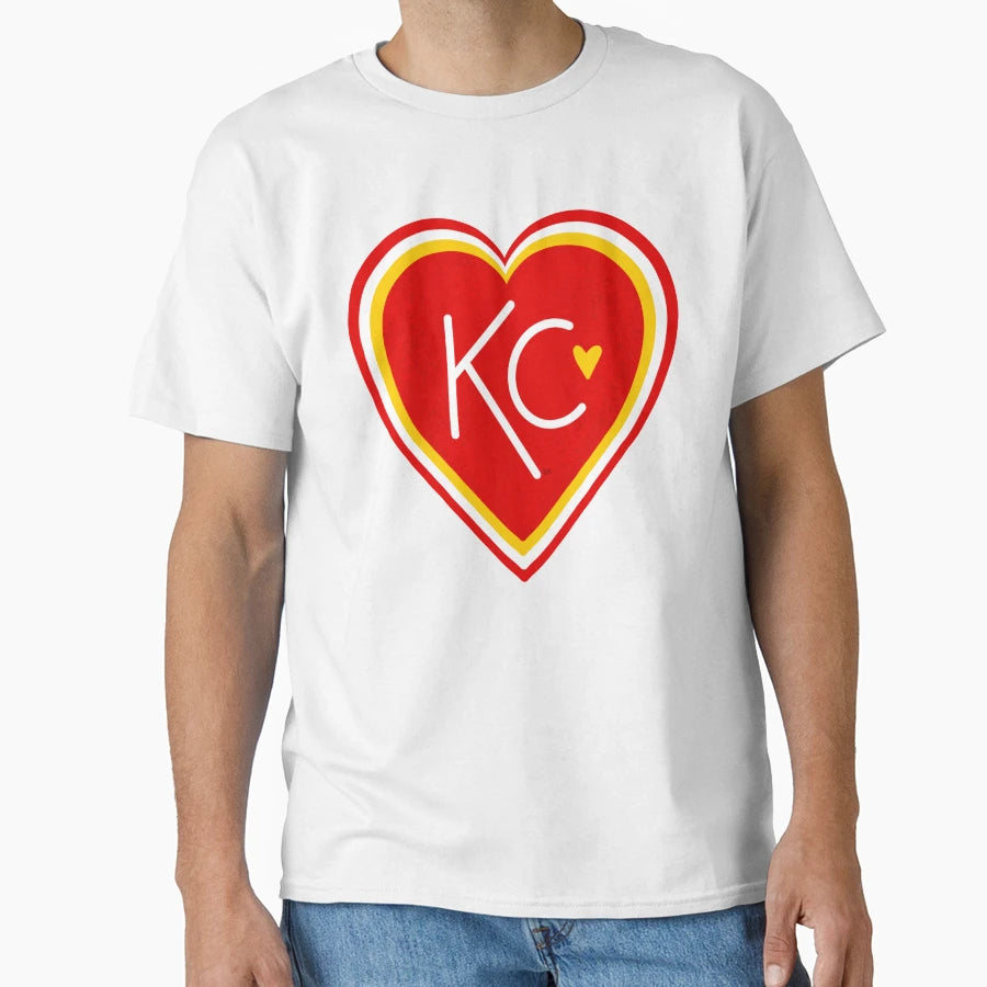 Kc Love Red Yellow T-Shirt - Unique Graphic for Adults - T-Shirt, Sweatshirt, Hoodie