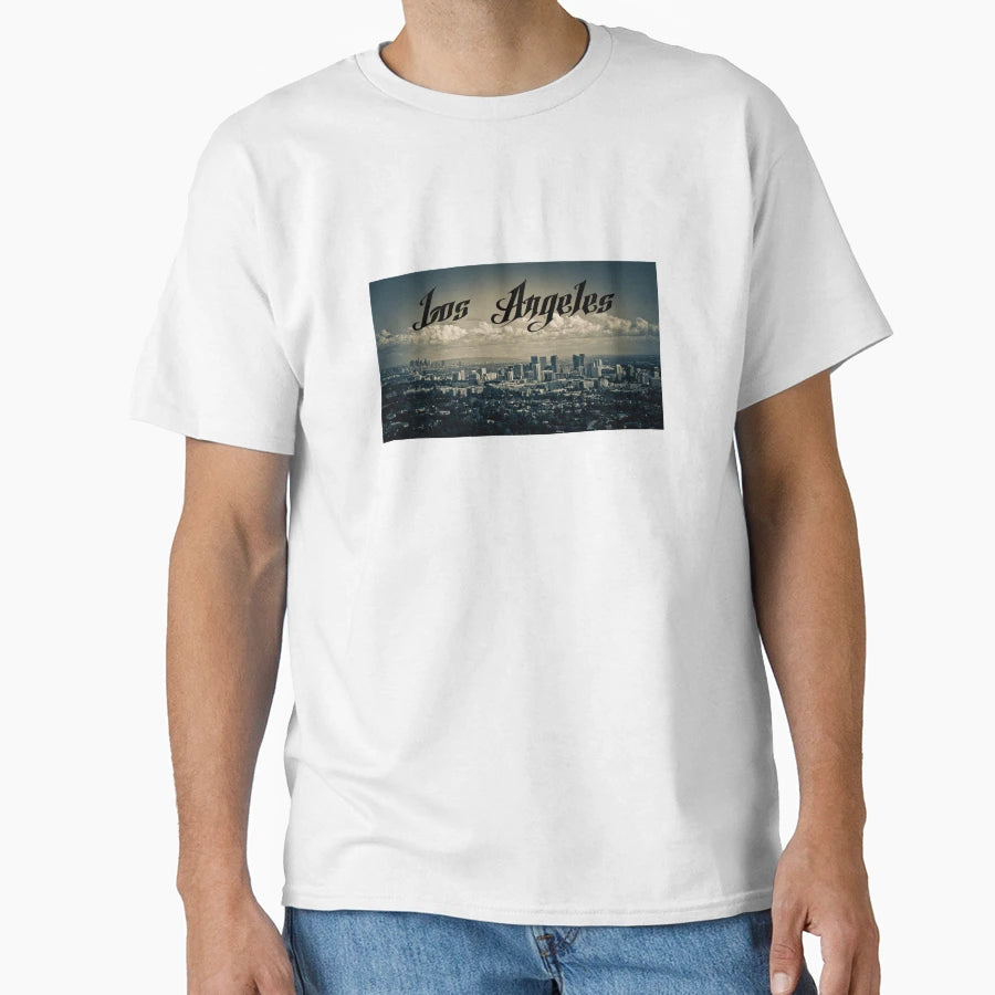 Los Angeles California T-Shirt - Custom Art Print Men Women - T-Shirt, Sweatshirt, Hoodie
