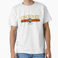 Cincinnati City Ohio State Tiger Head T-Shirt - Minimalist Print Unisex - T-Shirt, Sweatshirt, Hoodie