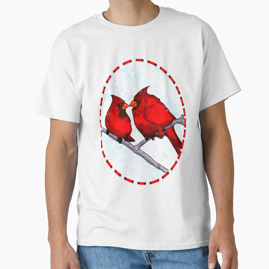 Red Cardinals T-Shirt - Graphic Print Men Women - T-Shirt, Sweatshirt, Hoodie