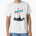 Chicago Illinois T-Shirt - Fun Novelty Design Unisex - T-Shirt, Sweatshirt, Hoodie