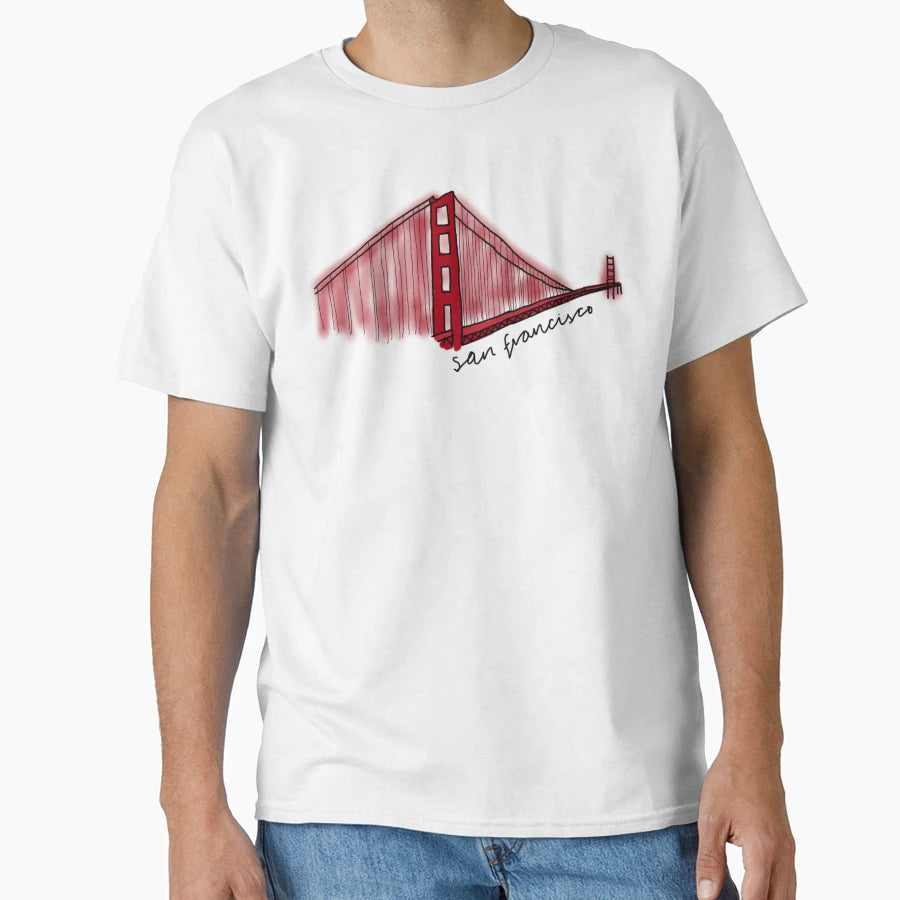 San Francisco T-Shirt - Custom Art Print for Adults - T-Shirt, Sweatshirt, Hoodie