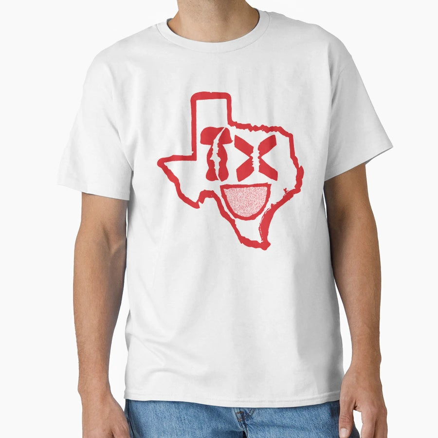Grunge Heads Texas Smiling Face T-Shirt - Trendy Graphic for Adults - T-Shirt, Sweatshirt, Hoodie