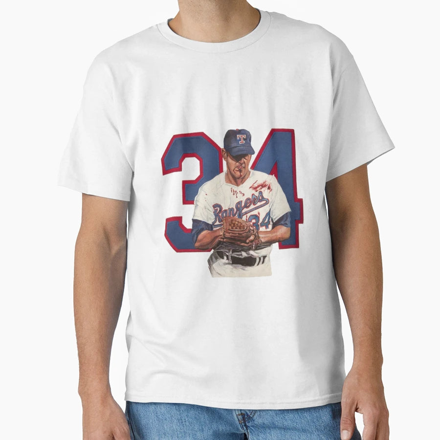 Nolan Ryan T-Shirt - Custom Art Print for Adults - T-Shirt, Sweatshirt, Hoodie