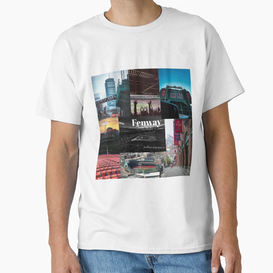 Fenway Collage T-Shirt - Minimalist Print for Adults - T-Shirt, Sweatshirt, Hoodie