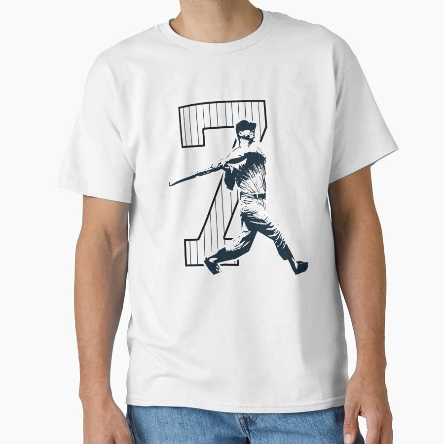 Mick Retired Number And Bronx Baseball T-Shirt - Fun Novelty Design Unisex - T-Shirt, Sweatshirt, Hoodie