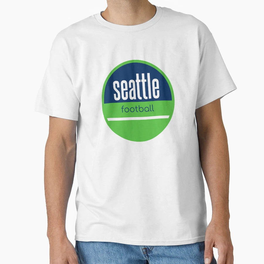 Seattle Football T-Shirt - Minimalist Print Unisex - T-Shirt, Sweatshirt, Hoodie