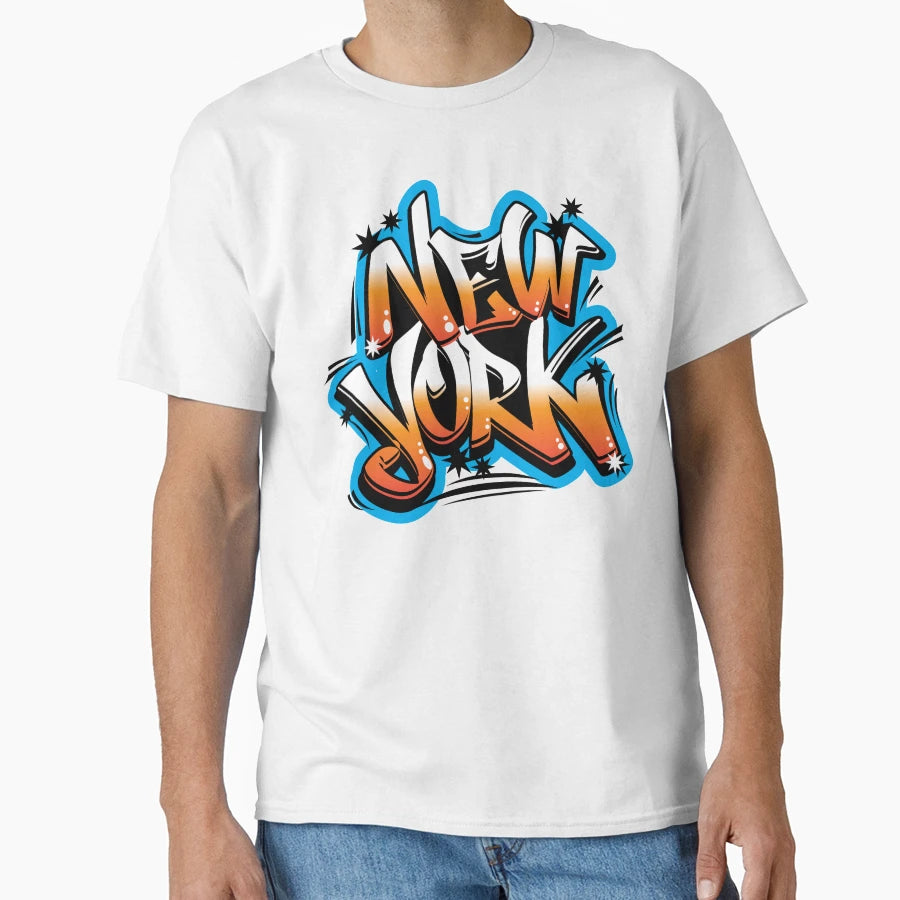 New York Graffiti T-Shirt - Minimalist Print Unisex - T-Shirt, Sweatshirt, Hoodie