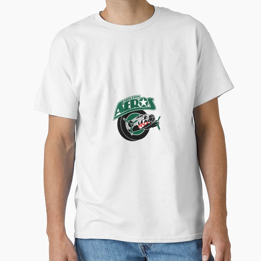 Houston Aeros T-Shirt - Casual Everyday Wear Men Women - T-Shirt, Sweatshirt, Hoodie