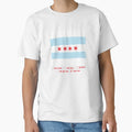 Chicago Flag East Side Chicago Over T-Shirt - Streetwear Style for Adults - T-Shirt, Sweatshirt, Hoodie