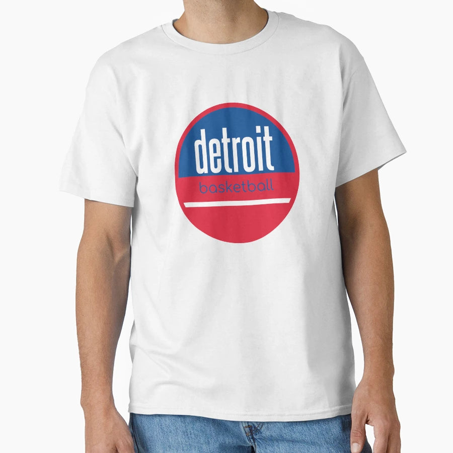Detroit Basketball T-Shirt - Unique Graphic Unisex - T-Shirt, Sweatshirt, Hoodie