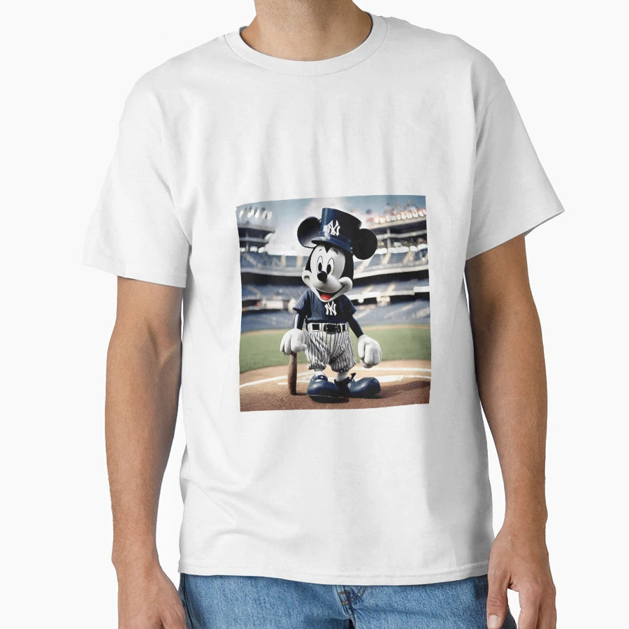 Steamboat Willie Baseball T-Shirt - Novelty Apparel Men Women - T-Shirt, Sweatshirt, Hoodie