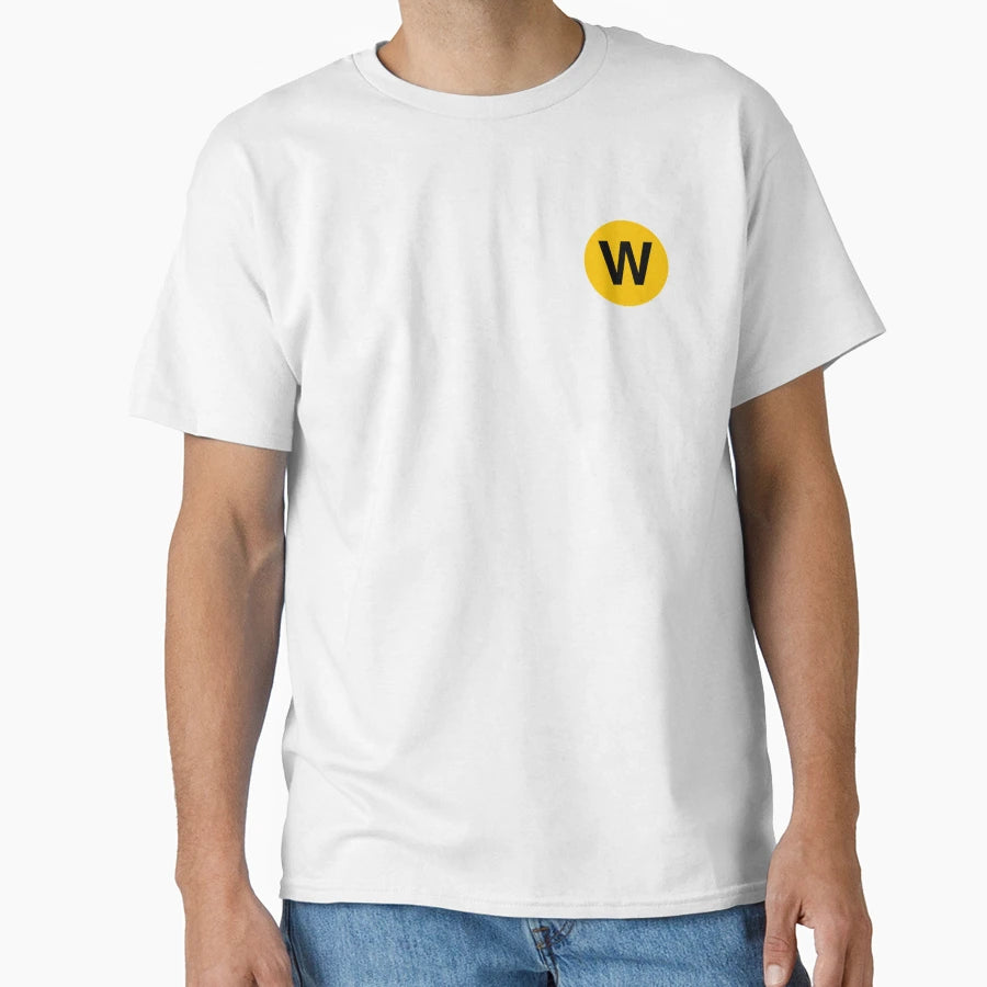 Nyc W Train Subway Logo T-Shirt - Graphic Print for Adults - T-Shirt, Sweatshirt, Hoodie