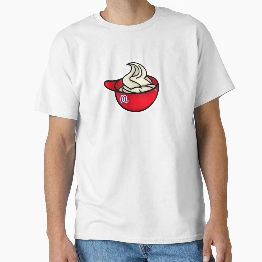 Dc Ice Cream Helmet Soft Serve T-Shirt - Trendy Graphic Unisex - T-Shirt, Sweatshirt, Hoodie