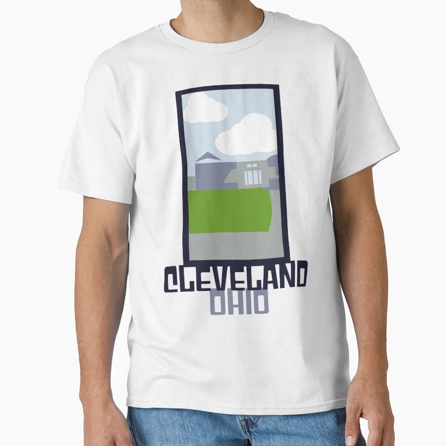 Cleveland Skyline T-Shirt - Streetwear Style for Adults - T-Shirt, Sweatshirt, Hoodie
