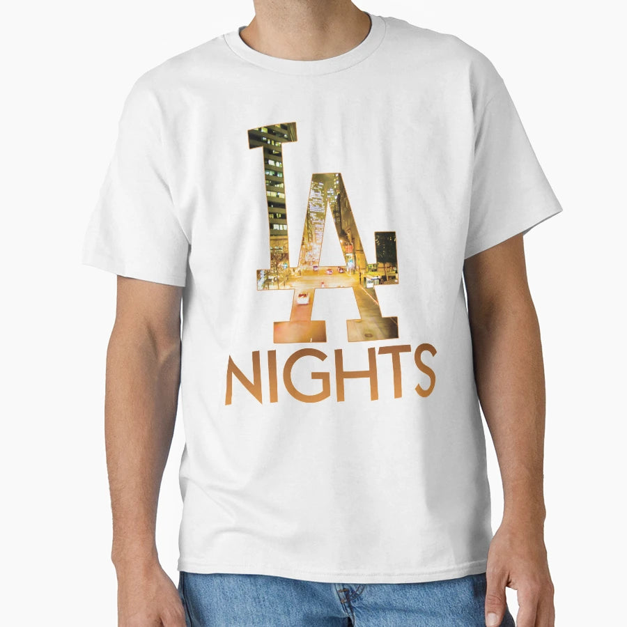 Los Angeles Nights T-Shirt - Fun Novelty Design Men Women - T-Shirt, Sweatshirt, Hoodie