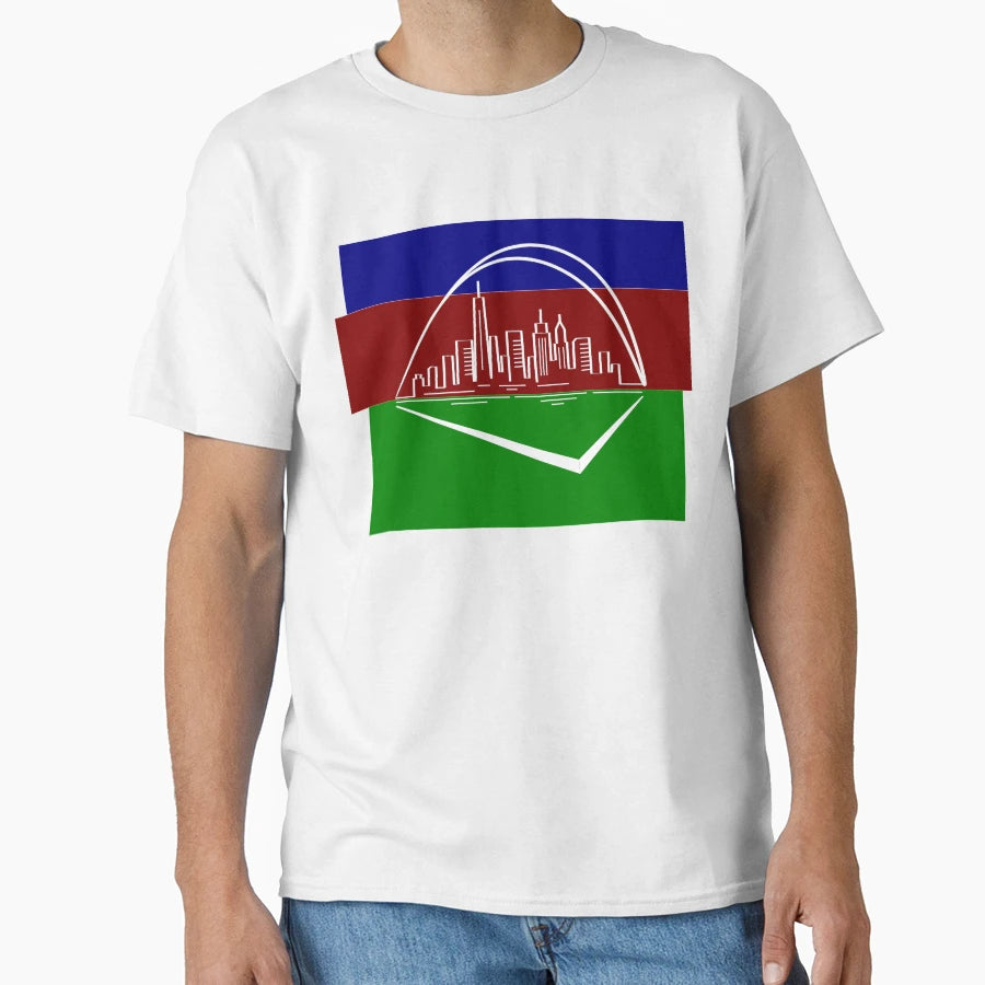 Cityscape Color T-Shirt - Casual Everyday Wear for Adults - T-Shirt, Sweatshirt, Hoodie