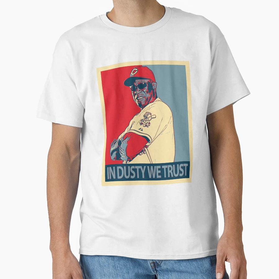 Dusty Baker We Trust T-Shirt - Minimalist Print for Adults - T-Shirt, Sweatshirt, Hoodie