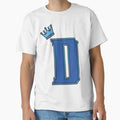 Blue Letter D T-Shirt - Aesthetic Graphic for Adults - T-Shirt, Sweatshirt, Hoodie