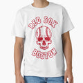 Red Sox Skull T-Shirt - Casual Everyday Wear Unisex - T-Shirt, Sweatshirt, Hoodie