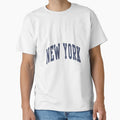 New York Varsity Lettering T-Shirt - Fun Novelty Design for Adults - T-Shirt, Sweatshirt, Hoodie