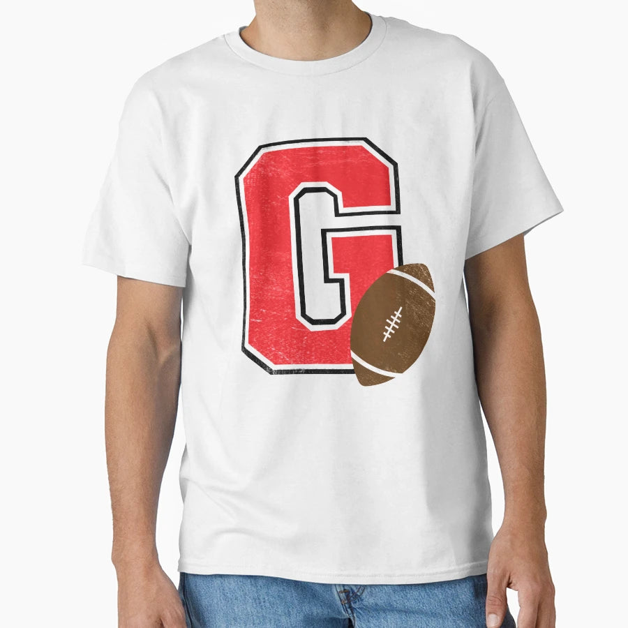 G Football T-Shirt - Custom Art Print Unisex - T-Shirt, Sweatshirt, Hoodie