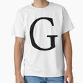 Letter G Roman T-Shirt - Aesthetic Graphic Unisex - T-Shirt, Sweatshirt, Hoodie
