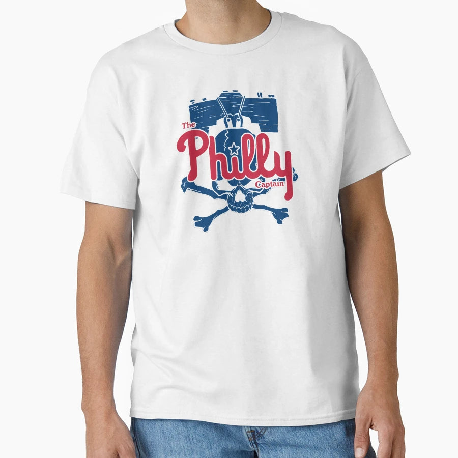 Philly Captain Slugger Logo T-Shirt - Custom Art Print for Adults - T-Shirt, Sweatshirt, Hoodie