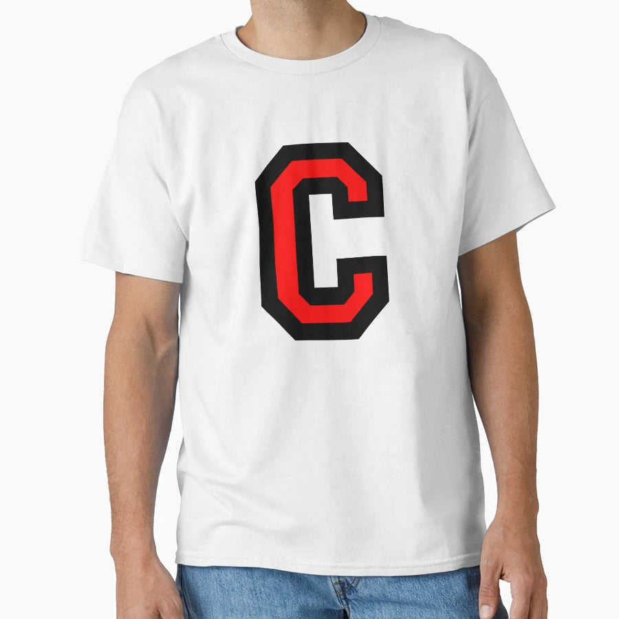 Letter C Black Red Character T-Shirt - Custom Art Print Unisex - T-Shirt, Sweatshirt, Hoodie