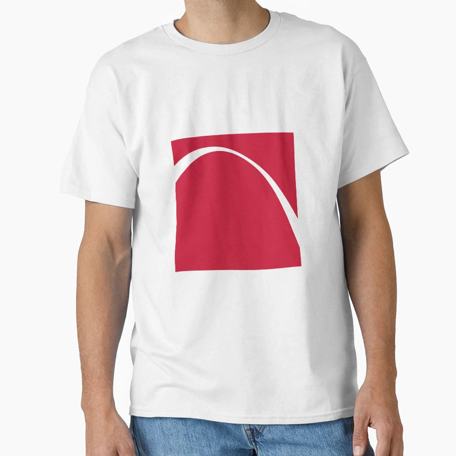 Minimalist Arch Red T-Shirt - Novelty Apparel Unisex - T-Shirt, Sweatshirt, Hoodie
