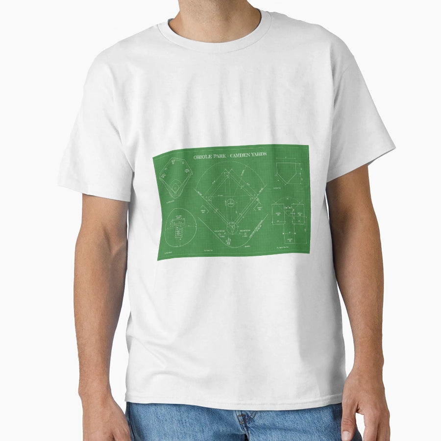 Baseball Field Oriole Park T-Shirt - Casual Everyday Wear for Adults - T-Shirt, Sweatshirt, Hoodie