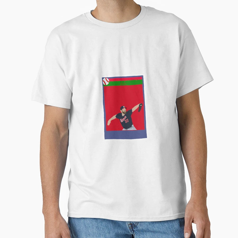 Stephan Strasburg Baseball Card T-Shirt - Graphic Print for Adults - T-Shirt, Sweatshirt, Hoodie
