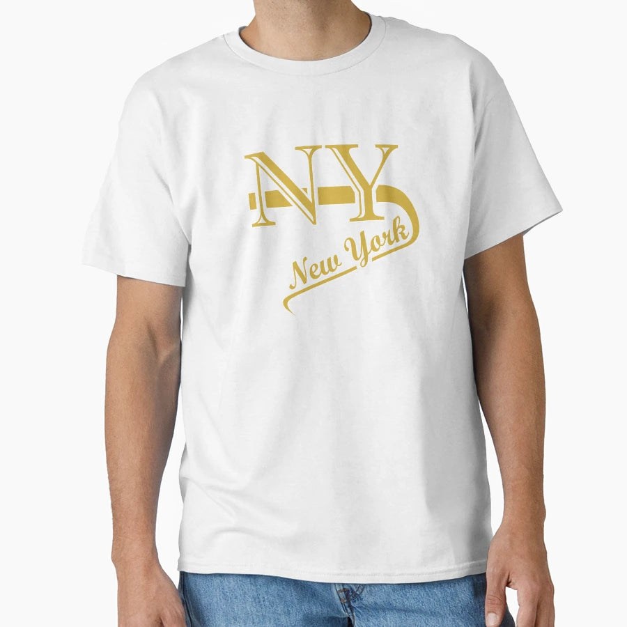 New York City Nyc Manhattan Gold Usa T-Shirt - Unique Graphic for Adults - T-Shirt, Sweatshirt, Hoodie