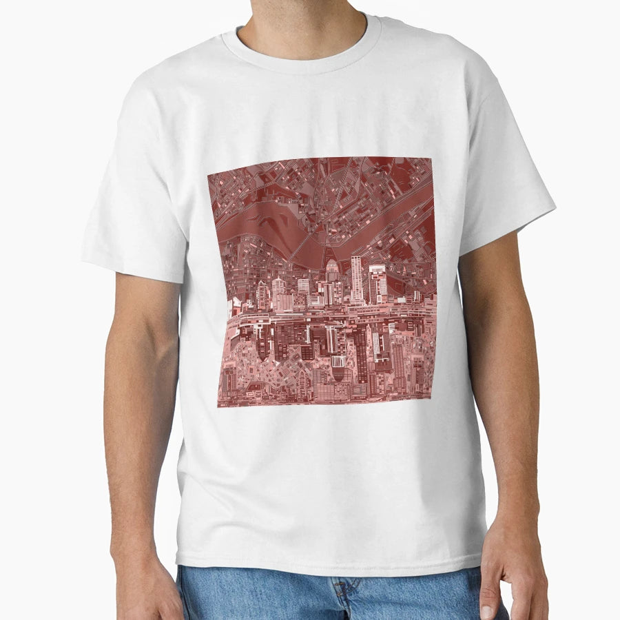 Louisville Skyline T-Shirt - Aesthetic Graphic for Adults - T-Shirt, Sweatshirt, Hoodie