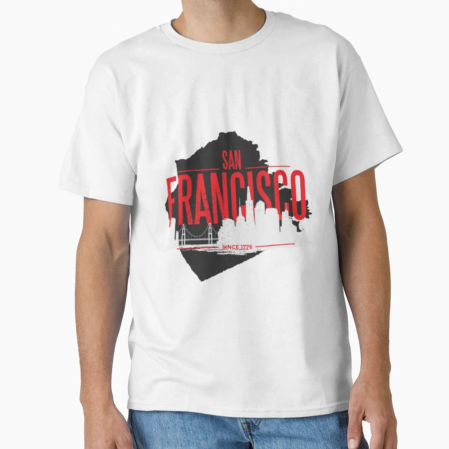 San Francisco T-Shirt - Graphic Print Unisex - T-Shirt, Sweatshirt, Hoodie