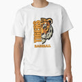 Tigers Baseball T-Shirt - Minimalist Print for Adults - T-Shirt, Sweatshirt, Hoodie
