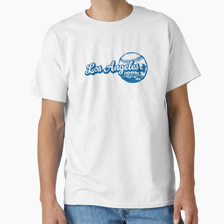 Los Angeles Baseball T-Shirt - Custom Art Print Unisex - T-Shirt, Sweatshirt, Hoodie