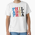 Philadelphia Throwback T-Shirt - Minimalist Print Unisex - T-Shirt, Sweatshirt, Hoodie