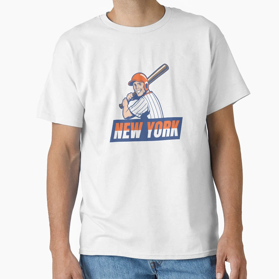 New York Baseball T-Shirt - Aesthetic Graphic Unisex - T-Shirt, Sweatshirt, Hoodie