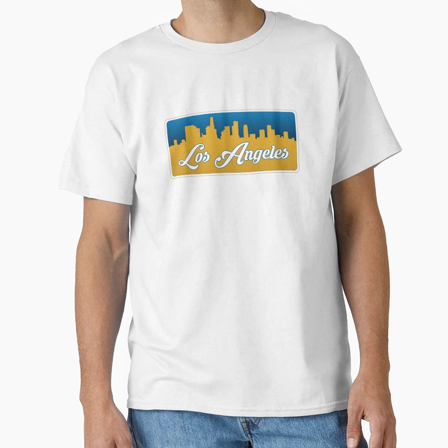 Los Angeles C Football Skyline T-Shirt - Trendy Graphic Men Women - T-Shirt, Sweatshirt, Hoodie