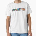 Atlanta Block Text Skyline Big Peach T-Shirt - Novelty Apparel for Adults - T-Shirt, Sweatshirt, Hoodie