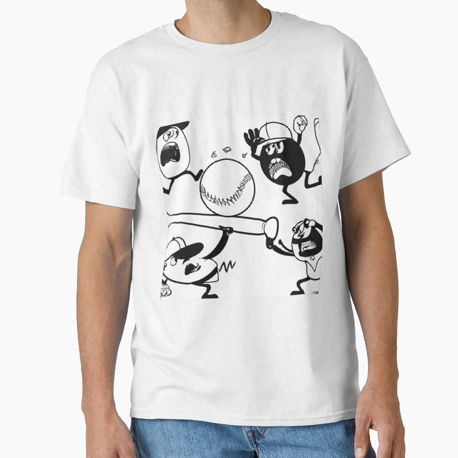 Baseball Only Sport Where You Get To T-Shirt - Trendy Graphic for Adults - T-Shirt, Sweatshirt, Hoodie