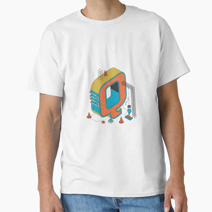 Letter Q T-Shirt - Custom Art Print for Adults - T-Shirt, Sweatshirt, Hoodie