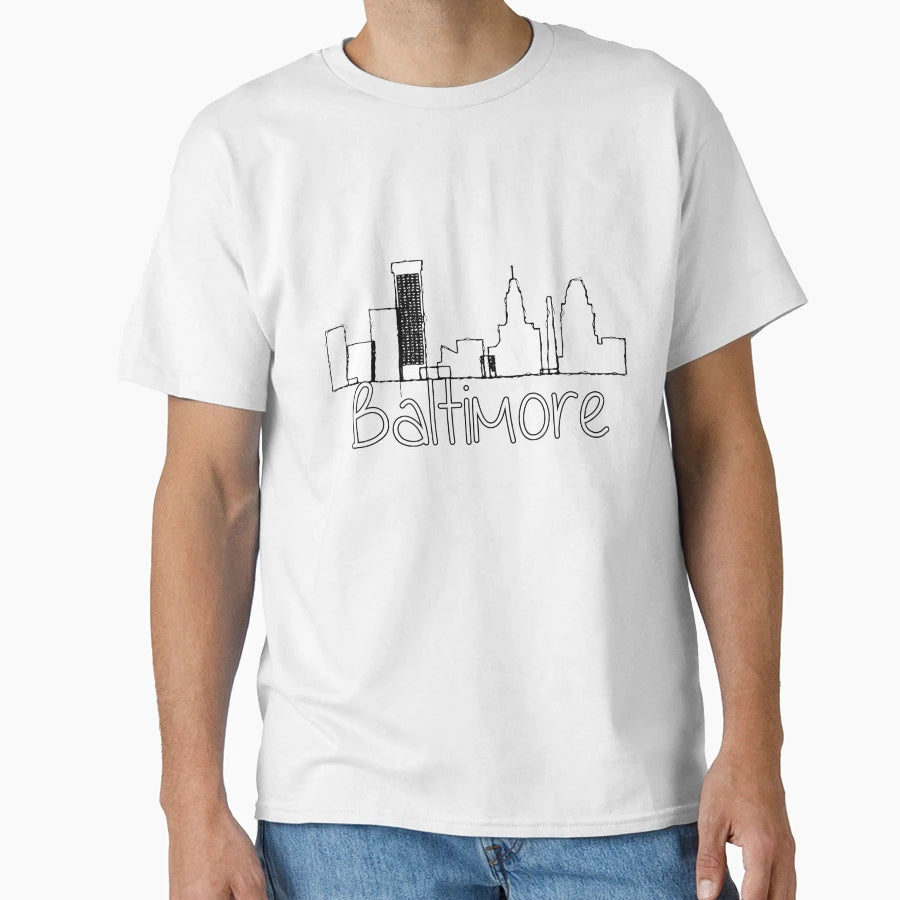 Baltimore T-Shirt - Unique Graphic Unisex - T-Shirt, Sweatshirt, Hoodie